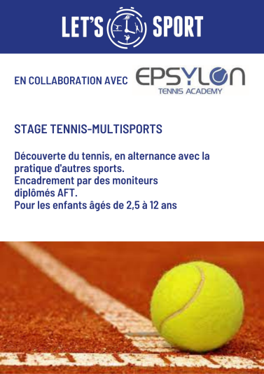 Let's Sport - Stages Tennis | Psycho-tennis présentation