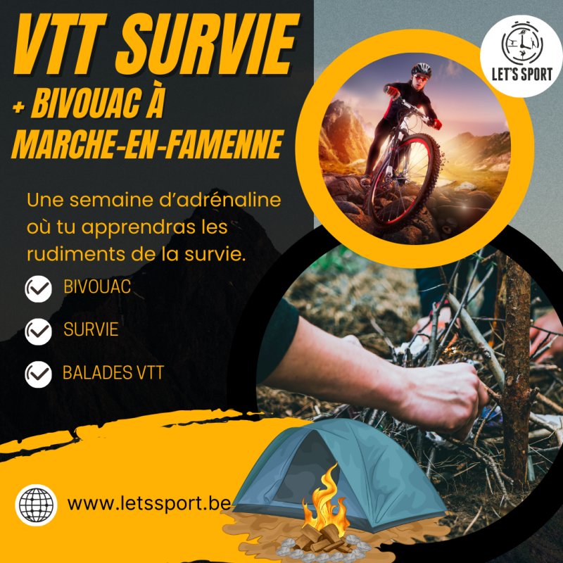 Let's Sport - Stages VTT SURVIE + BIVOUAC présentation