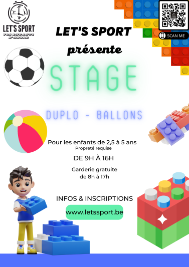 Let's Sport - Stages Duplo - Ballon présentation