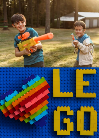 Let's Sport - Stages Nerf - Lego pr&eacute;sentation