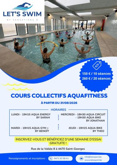 Let's Sport -   GRILLE HORAIRE pr&eacute;sentation